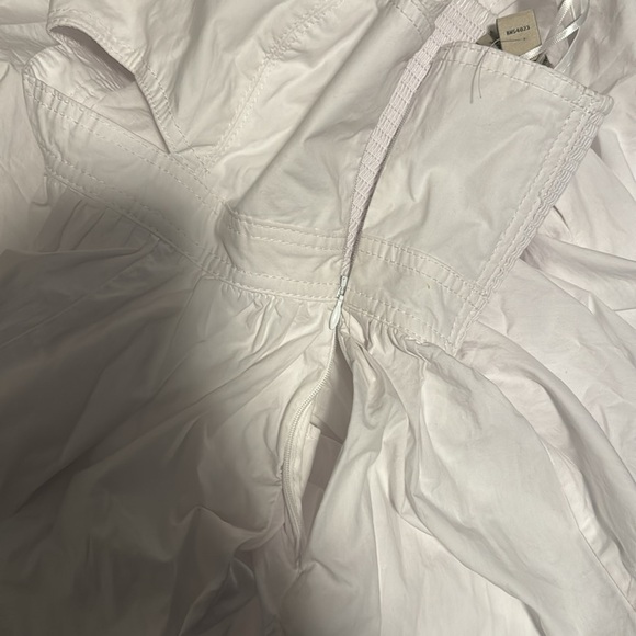 NWOT! Banana Republic White Isa Cotton Dress - Size 0 (BROKEN ZIPPER) - Picture 7 of 7